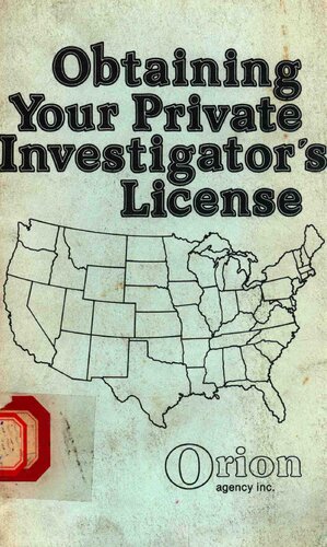 Obtaining Your Private Investigator's License