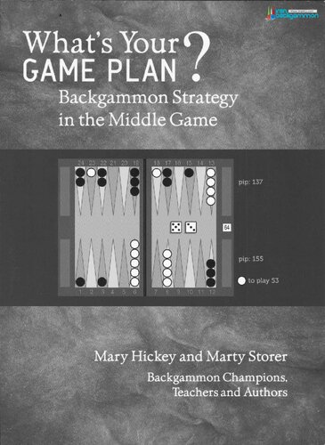 What's Your Game Plan? (in Backgammon)