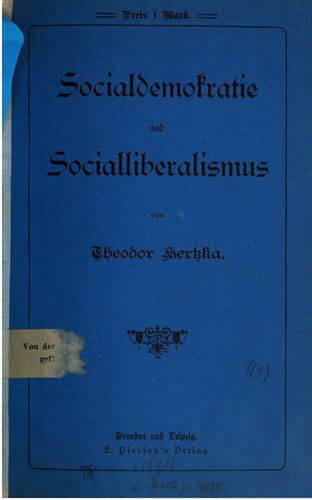 Socialdemokratie [Sozialdemokratie] und Socialliberalismus [Sozialliberalismus]