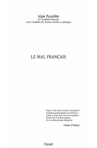 Le mal français