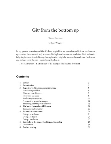 Git from the bottom up