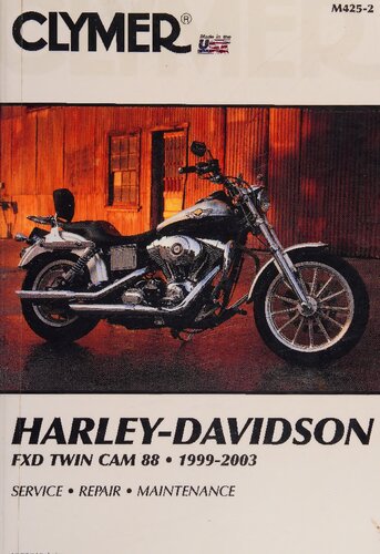 Clymer Harley-Davidson FXD Twin Cam 88 1999-2003 Service, Repair, and Maintenance Manual