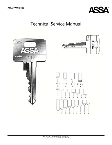 ASSA Twin 6000 Technical Service Manual