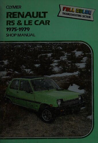 Clymer Renault R5 & Le Car 1975-1983 Shop Manual