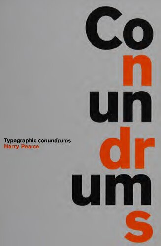 Conundrums: Typographic Conundrums