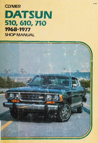 Clymer Datsun 510, 610, 710, 1968-1977 Shop Manual