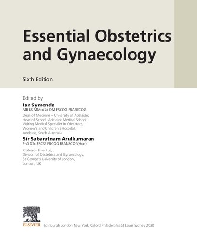 Essential Obstetrics and Gynaecology