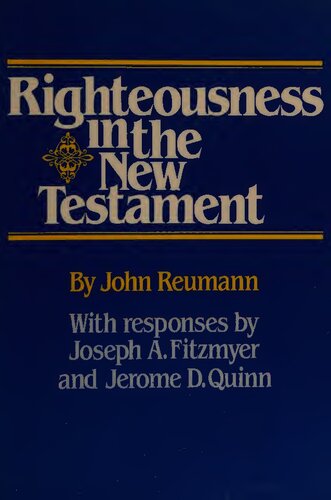 Righteousness in the New Testament