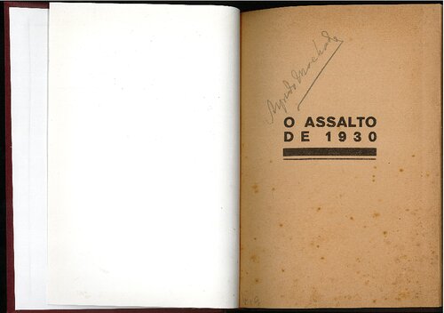 O Assalto de 1930