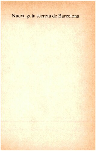 Nueva guía secreta de Barcelona