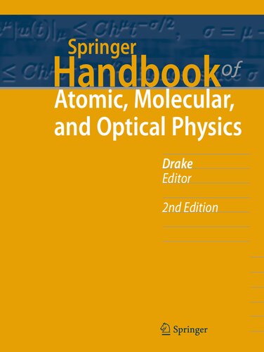 of Atomic, Molecular, and Optical Physics