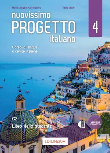 Nuovissimo Progetto Italiano 4 C2. Libro dello studente (High-quality)