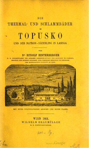 Die Thermal- und Schlammbäder in Topusko und der Natron-Säuerling in Lasinja