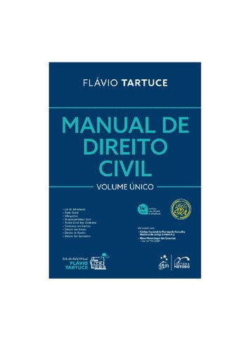 Manual de direito civil : volume único