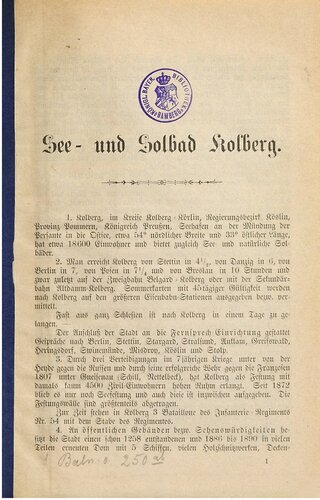 See- und Solbad Kolberg