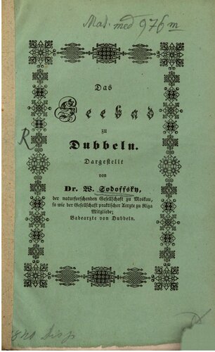 Das Seebad zu Dubbeln