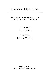 In honorem Holger Pedersen: Kolloquium der Indogermanischen Gesellschaft vom 25. bis 28. März 1993 in Kopenhagen