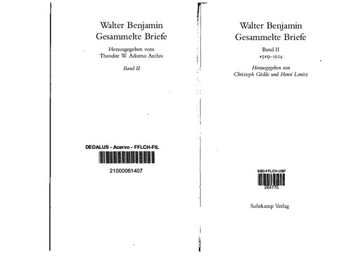Gesammelte Briefe. 6 Bände: Band II: Briefe 1919–1924