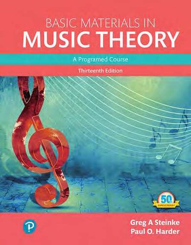 Basic Materials in Music Theory: A Programed Approach (What's New in Music)
