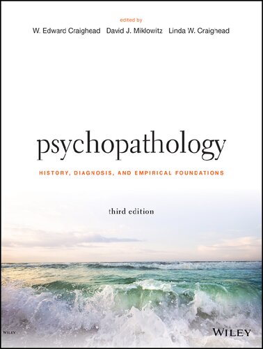 Psychopathology: History, Diagnosis, and Empirical Foundations