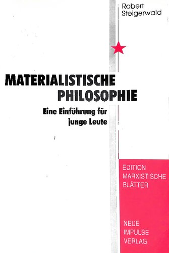Materialistische Philosophie: eine Einführung für junge Leute