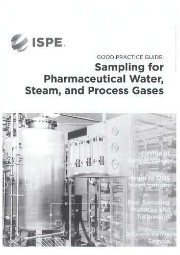Good Practice Guide: Sampling Pharma Water, Steam, & Process Gases