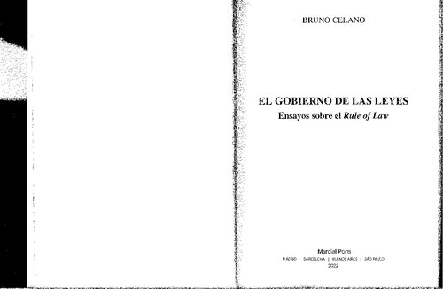 El gobierno de las leyes. Ensayos sobre el Rule of Law