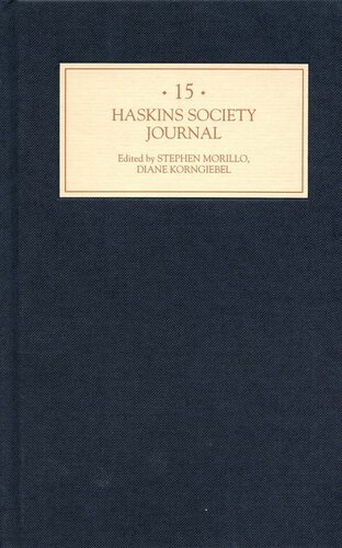 The Haskins Society Journal 15: 2004. Studies in Medieval History