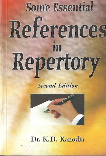Some Essential References in Repertory