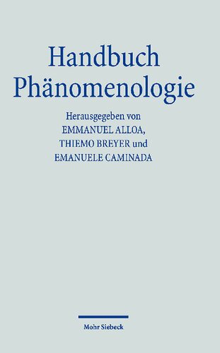 Handbuch Phänomenologie