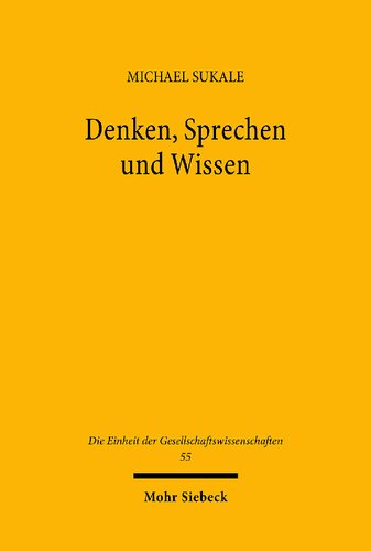 Denken, Sprechen und Wissen: Logische Untersuchungen zu Husserl und Quine