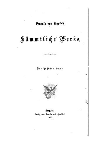 Englische Geschichte vornehmlich im siebzehnten Jahrhundert