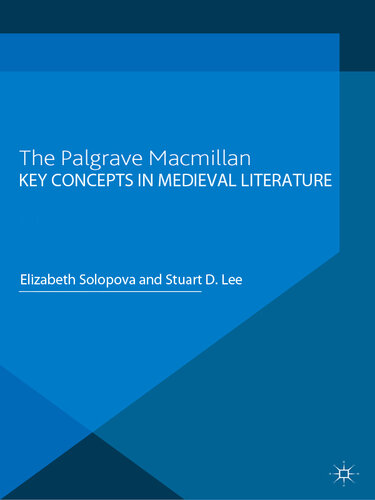 Key Concepts in Medieval Literature
