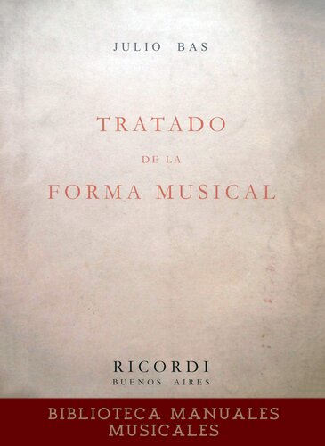 Tratado de la forma musical