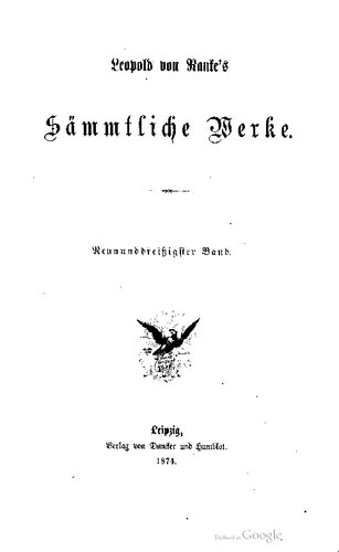 Die römischen Päpste in den letzten vier Jahrhunderten