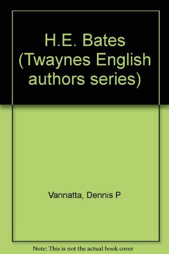 H.E. Bates (Twayne's English authors series)