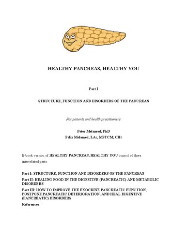 Healthy pancreas, healthy you