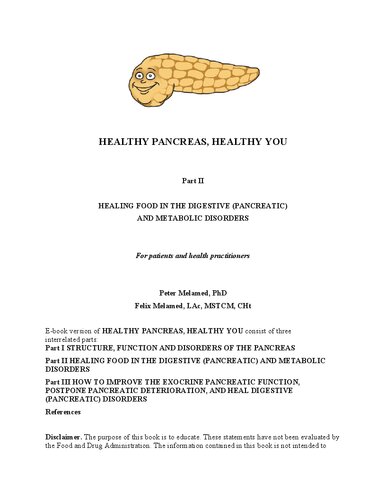 Healthy pancreas, healthy you