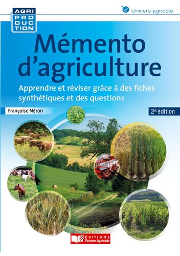 Mémento d'agriculture, fiches de révision et d'entrainement
