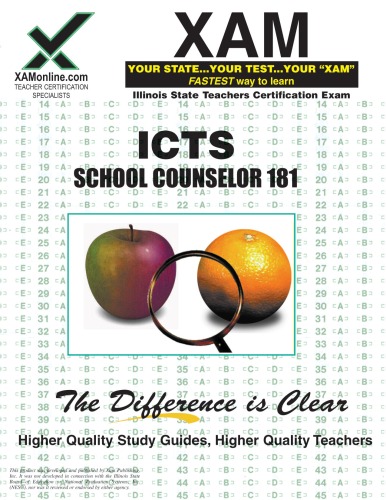 ICTS School Counselor 181 Teacher Certification, 2nd Edition ()