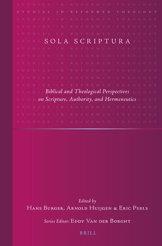 Sola Scriptura (Studies in Reformed Theology, 32)