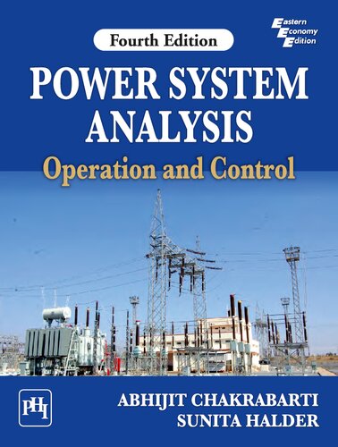Power System Analysis: Operation and Control