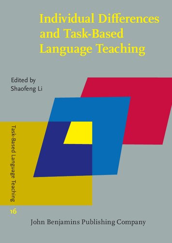 Individual Differences and Task-based Language Teaching (Task-based Language Teaching, 16)
