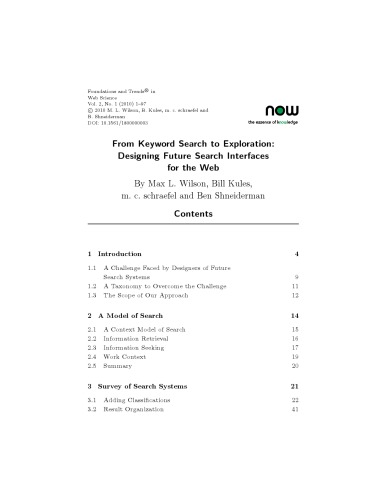 From Keyword Search to Exploration