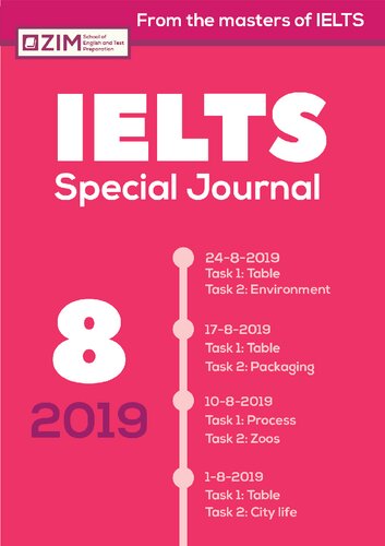 IELTS Special Journal 8
