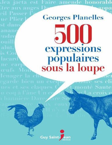 500 expressions populaires sous la loupe