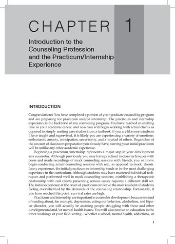 The Counseling Practicum and Internship Manual: A Resource for Graduate Counseling Students in a Dynamic, Global Era