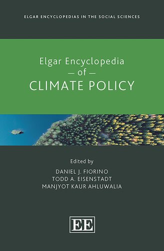 Elgar Encyclopedia of Climate Policy (Elgar Encyclopedias in the Social Sciences series)