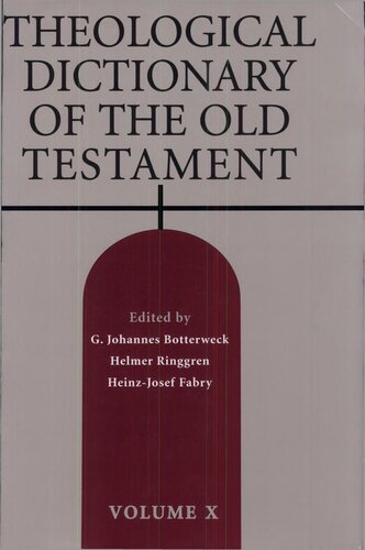 Theological Dictionary of the Old Testament: 10