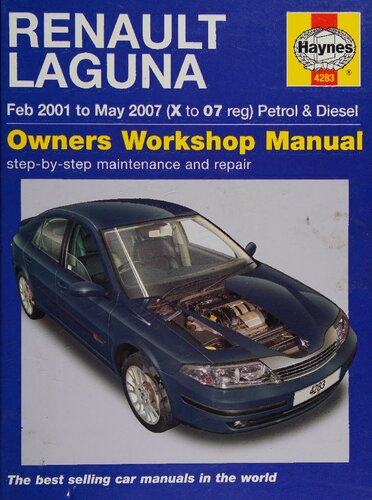 Haynes Renault Laguna Petrol and Diesel 2001 to 2007 Owners Workshop Manual